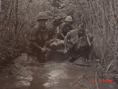 Light infantry moving through jungles