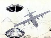 C-130J with 'helpers' falling into the center of the earth