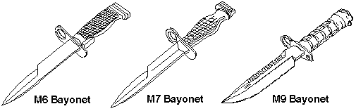 U.S. Army Bayonets M14-present