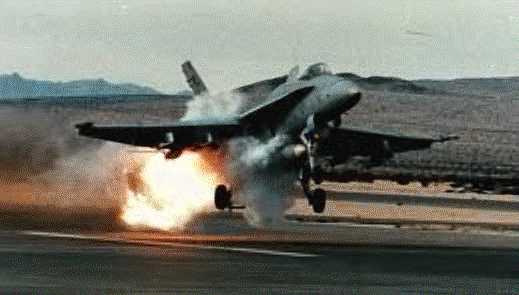 Marine jet on fire, why waste money on this?