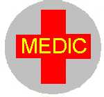 Medic badge for dress uniforms