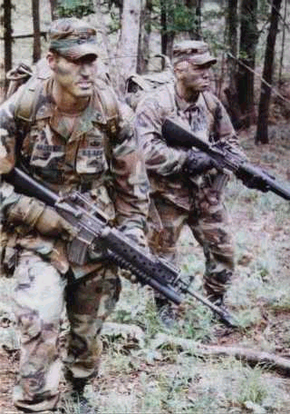 Soldiers on patrol
