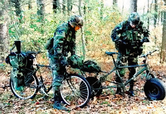 modern military bicycle